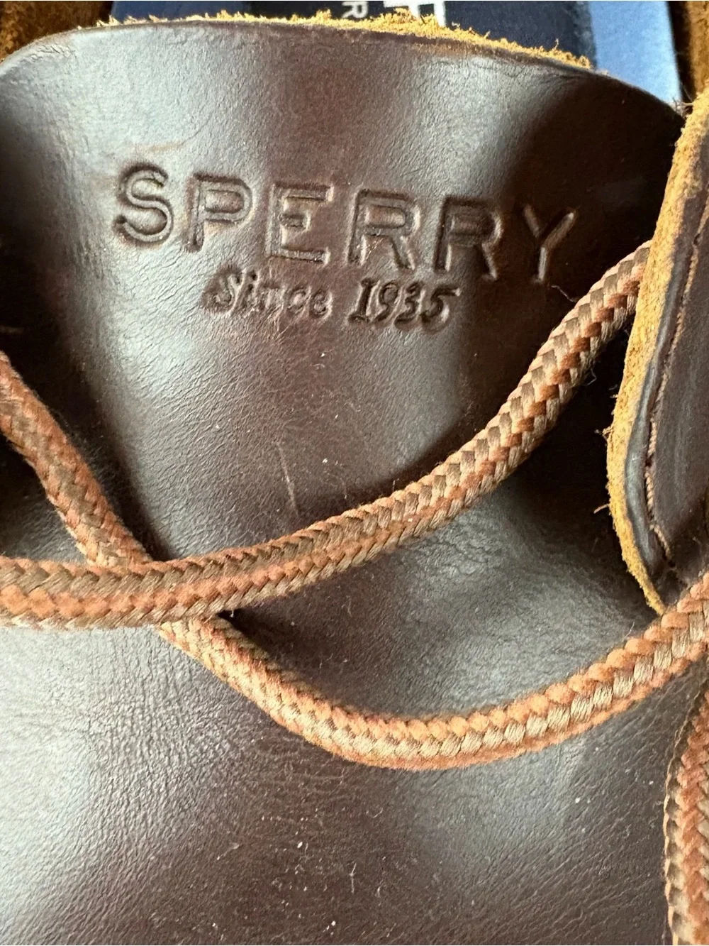 Sperry Top Sider Authentic Original 2-Eye Boat Shoes Mens 10.5 M Lace Up Brown
